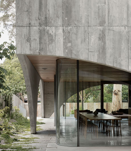 Wohnhaus aus Beton von Edition Office in Down Under