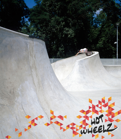 Spektakuläre Formensprache und ungebremste Dynamik auf vier Rädern: die Welt der Skateparks.