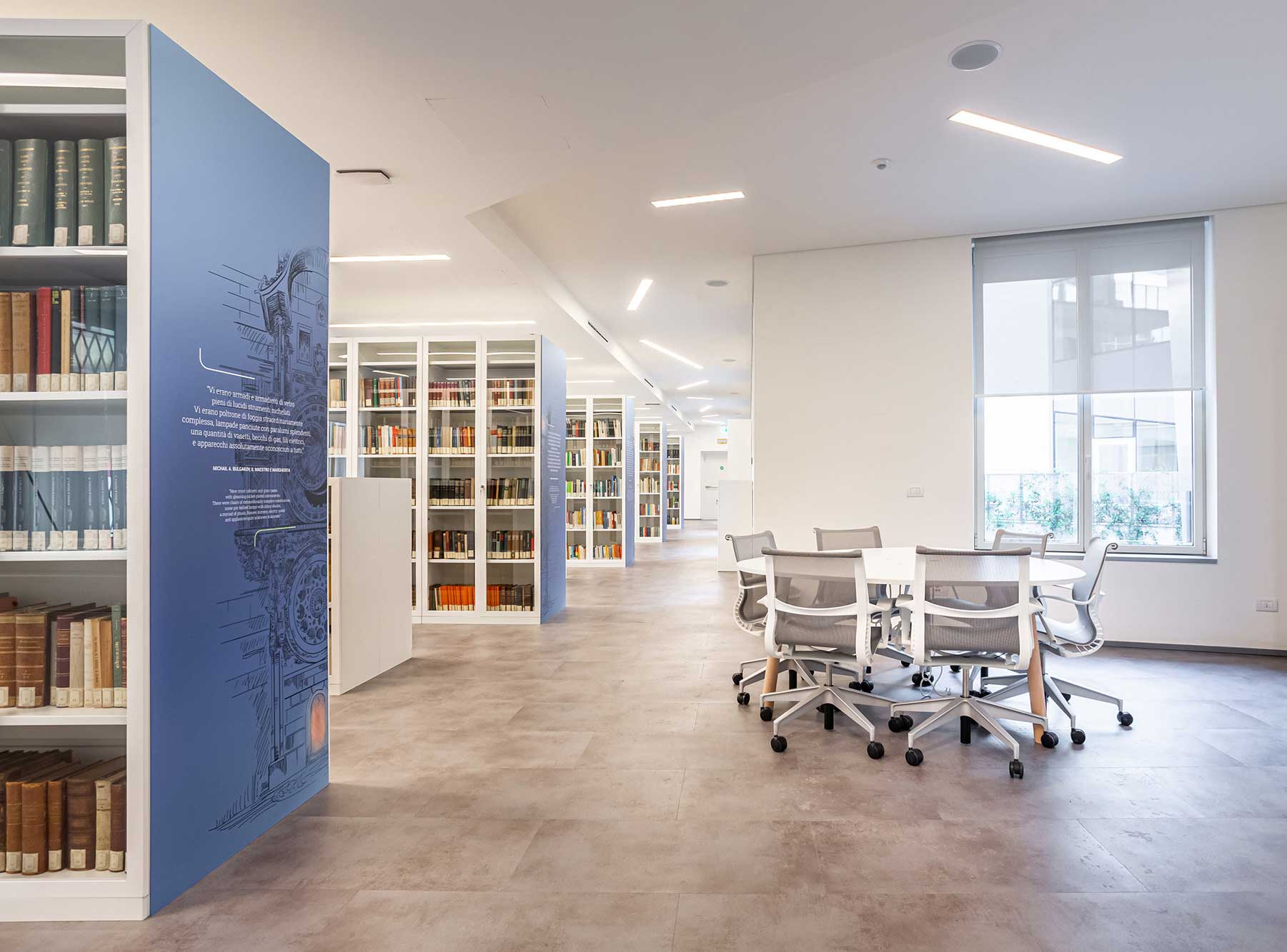 Umweltaktive Bodenbeläge für umgebautes Bürogebäude in Turin