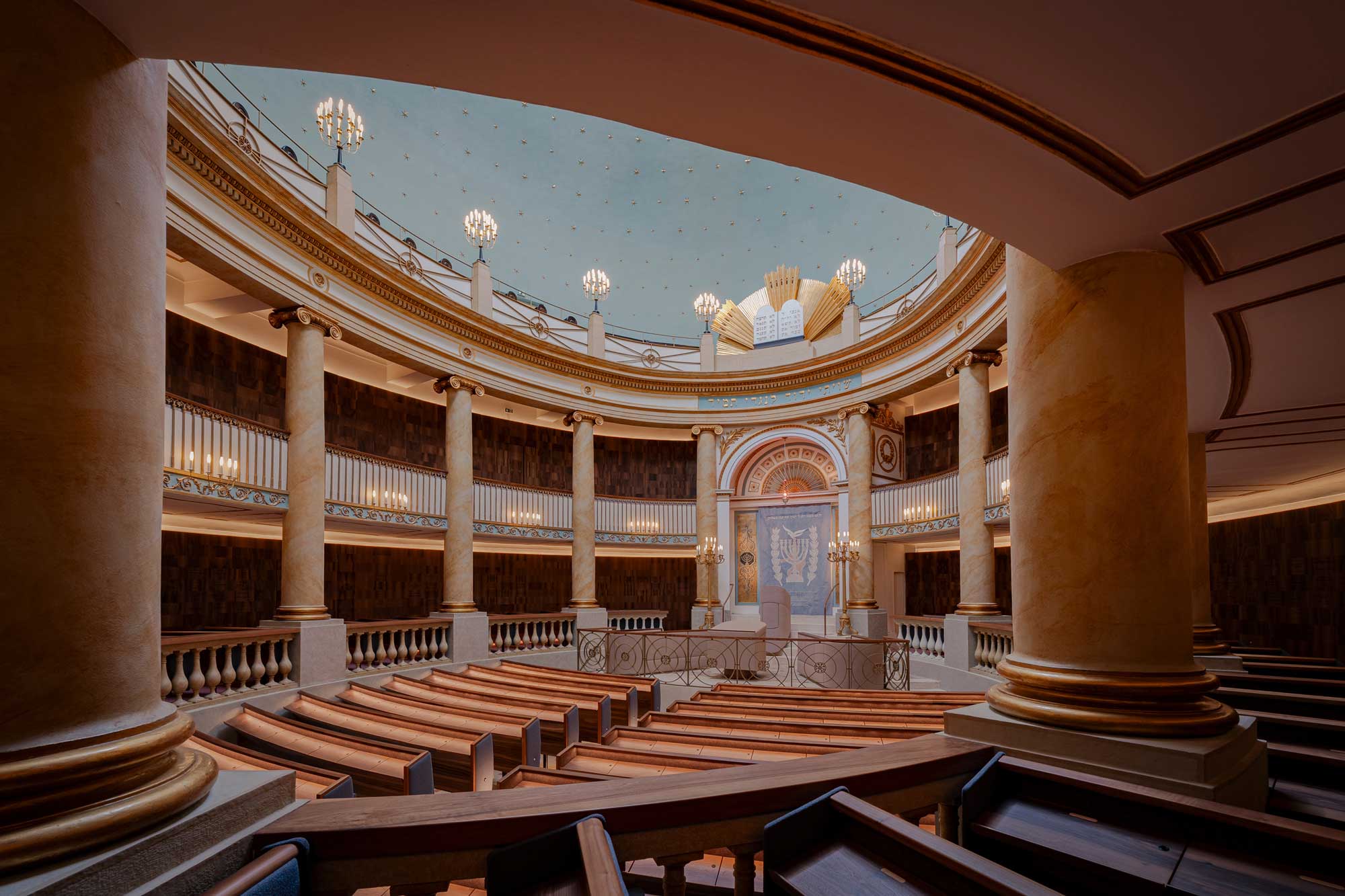KENH Architekten haben Österreichs größte Synagoge saniert