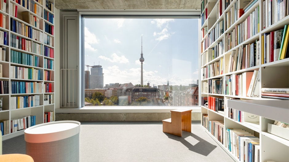 Kinzo Architekten gestalten die Innenräume des Suhrkamp Verlags in Berlin