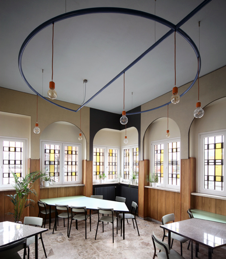 Gefängnisrestaurant von Andrea Marcante und Adelaide Testa in Turin