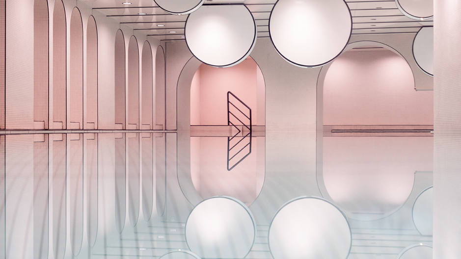 Märchenhafte Bade- und Sportoase Loong Swim Club des Shanghaier Studios X+Living