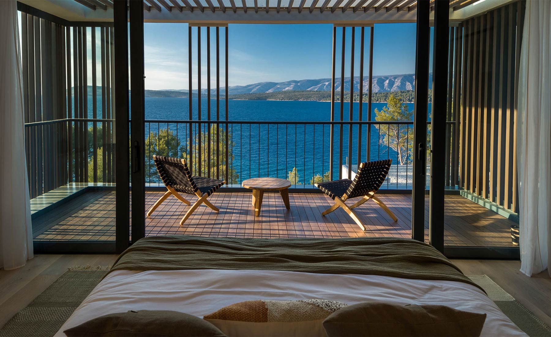Naturverbundenes Hotel-Interior in Kroatien