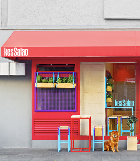 Kochen für Synästhetiker: Wie ein valencianisches Designbüro den Geschmack eines Imbisses in Architektur und Farben umsetzt.