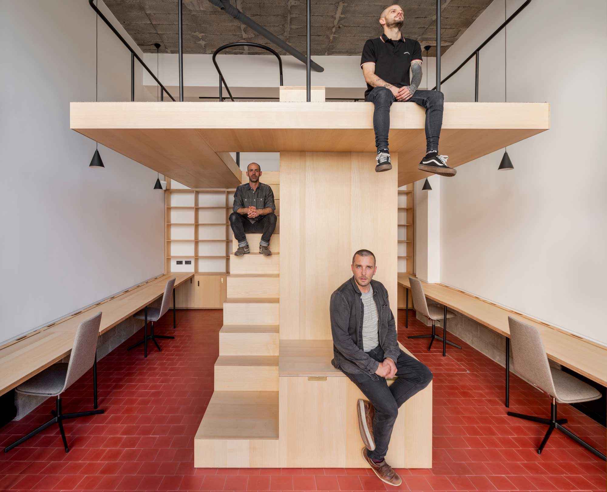 Multifunktionaler Co-Working-Space von BABELstudio in Bilbao