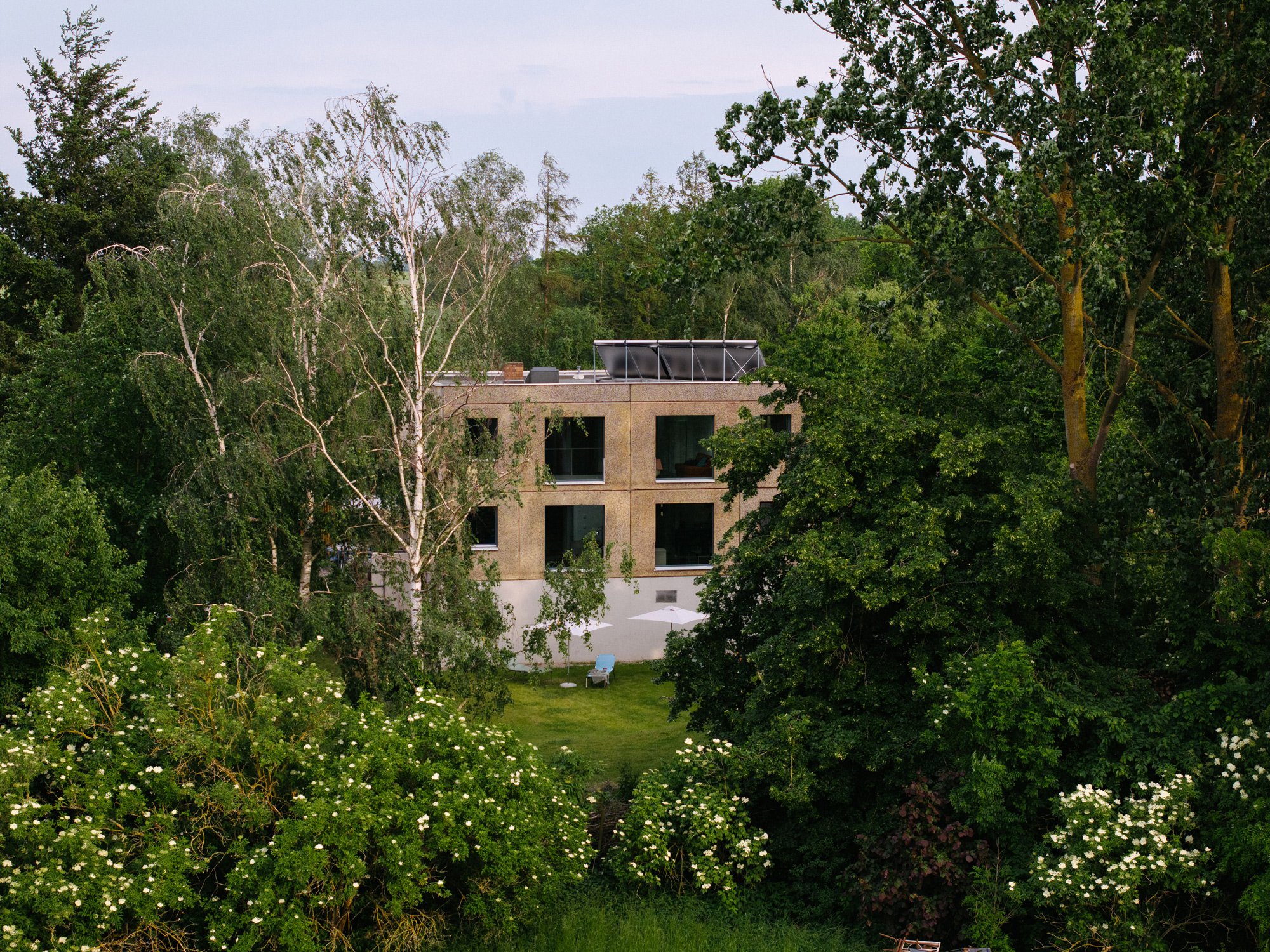 Unkonventionelles Ferienhaus Palais Brut in Müncheberg
