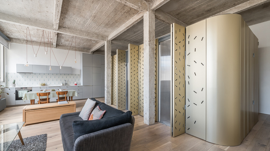 Box mit versteckten Qualitäten: Umbau einer Fabriketage aus den Zwanzigern.