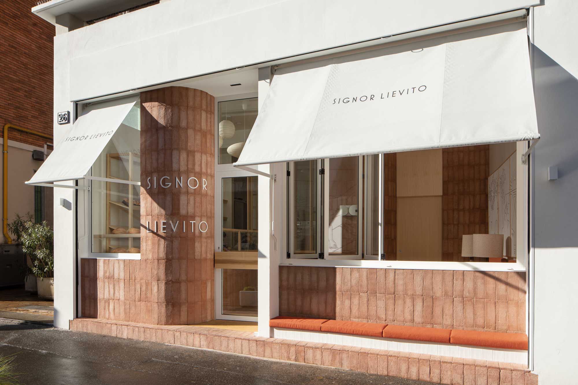 Hannes Peer gestaltete die Bäckerei Signor Lievito in Mailand