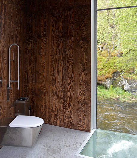 Dieses Servicehäuschen von Fortunen Architects bietet spektakuläre Aussicht.