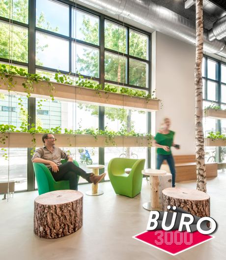 Arbeiten zwischen Bäumen: Die Bürolandschaft ’t park in der Amsterdamer Innenstadt.