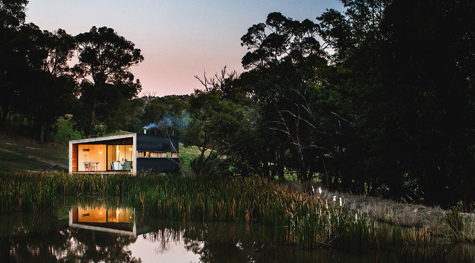 Luxus Einfachheit: ein Off-Grid-Haus im australischen Busch.