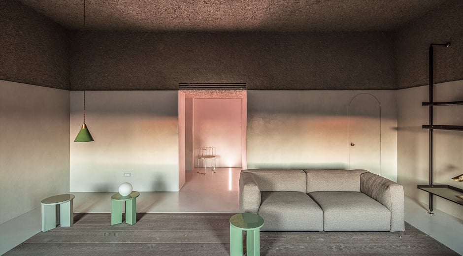 Das Apartment in Rom schwelgt in der Dekadenz der Eigthies.