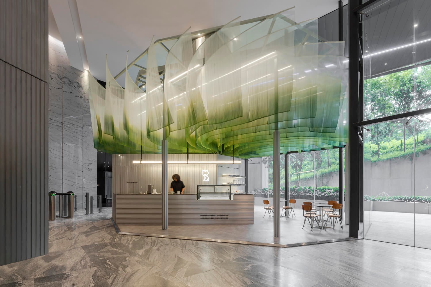 Matcha-Café Niko Neko von Spacemen Studio in Kuala Lumpur