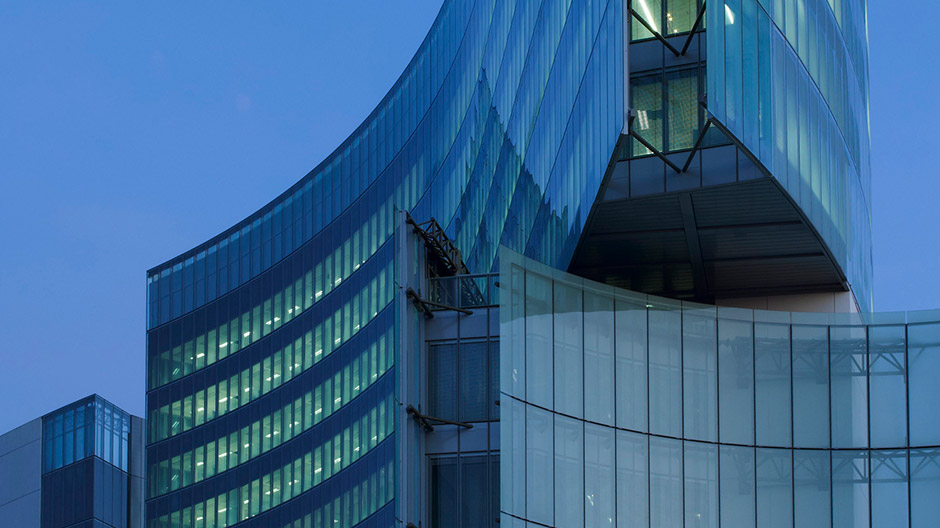 Die italienische Zentrale des Telekommunikationsanbieters bietet den Mitarbeitern wahre Wohlfühlbüros.