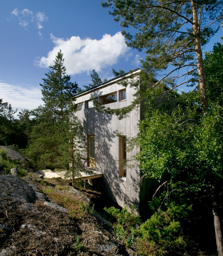 Die Architekten dieses Feriendomizils genossen die Arbeit im Freien. 