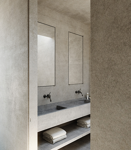 Baden in Beton: ein Ferienhaus in Südfrankreich.