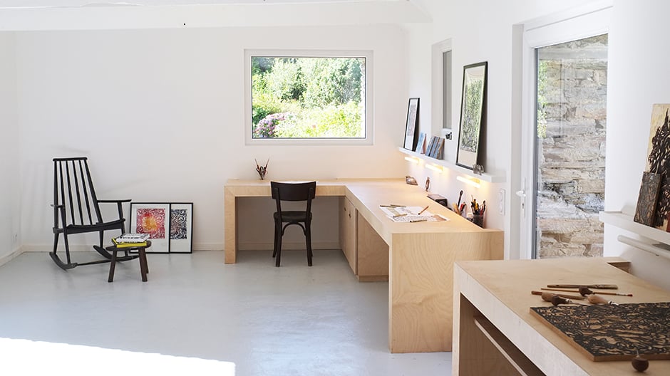 Neue innere Werte: Umbau einer rustikalen Schiefer-Scheune in der Bretagne.