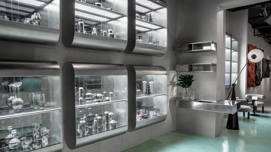 Mailänder Hybrid aus Showroom, Boutique, Restaurant und Bar