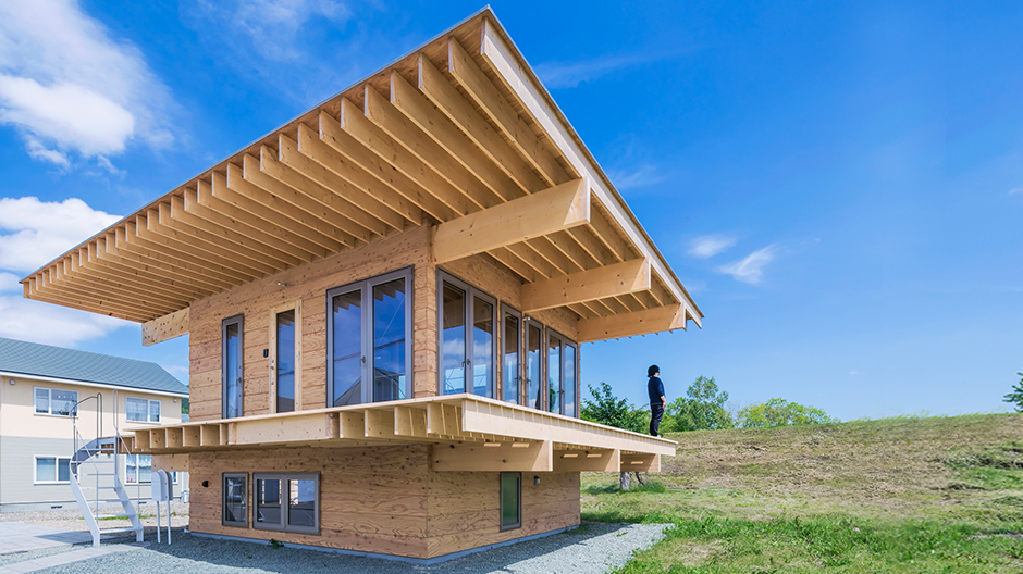 Kostengünstige Konstruktion, radikale Öffnung: Wohnhaus in Japan.