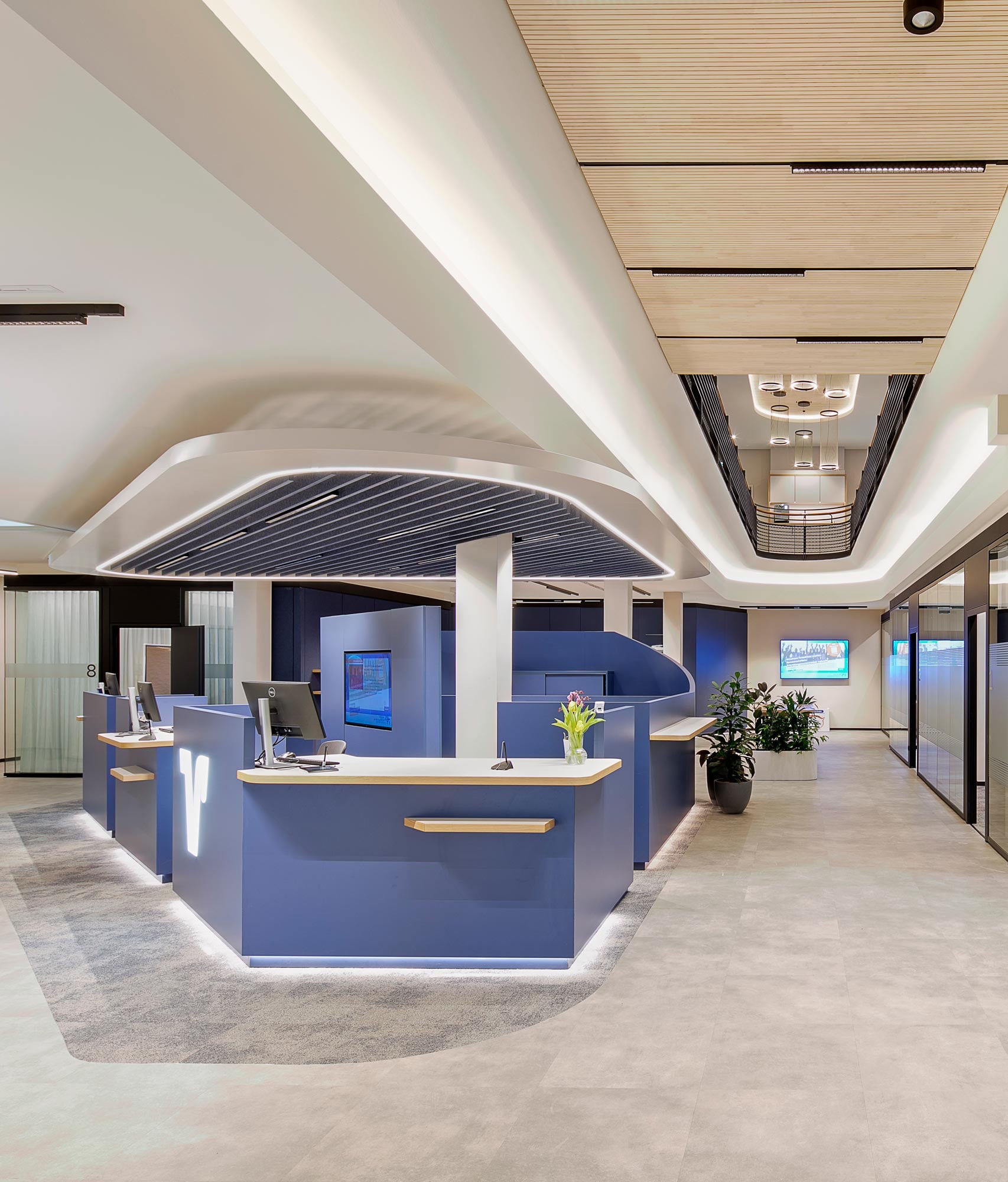 Zeitgemäße Volksbank von Isin + Co in Fellbach