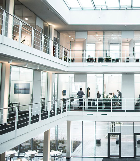 Vollautomatisiertes Büro: der Firmensitz von DIAL in Lüdenscheid.