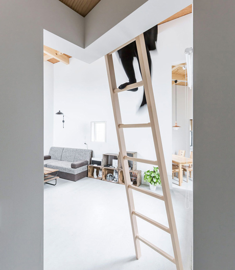 In diesem Wohnhaus wurden einige Planungsstandards auf den Kopf gestellt.