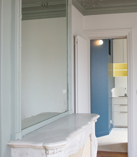 Paris zwischen Zeiten: Architekt Federico Masotto bringt einen zeitgemäßen Kern in ein altes Apartment.