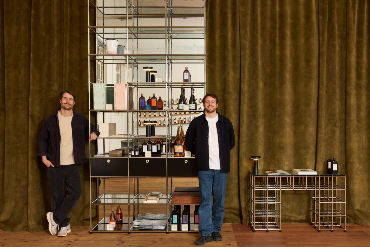 Die Zürcher Getränkemarke Deux Frères inszeniert ihren Flavour Room mit USM Haller