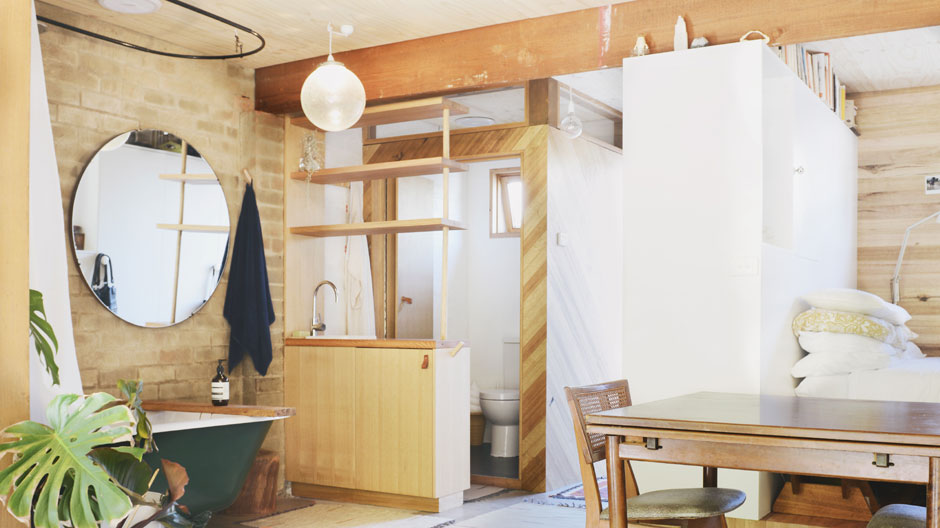 40 Quadratmeter Glück: Wie in Melbourne aus einer Garage ein charmantes Apartment wurde.