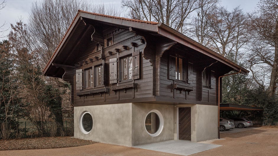 Holzhaus in Genf von Daniel Zamarbide