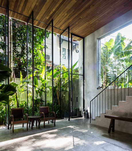 Shunri Nishizawas urbanes Reihenhaus in Ho-Chi-Minh-Stadt