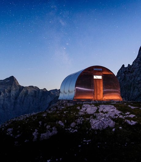Neustart nach 80 Jahren: Eine Biwakschachtel in den slowenischen Alpen.