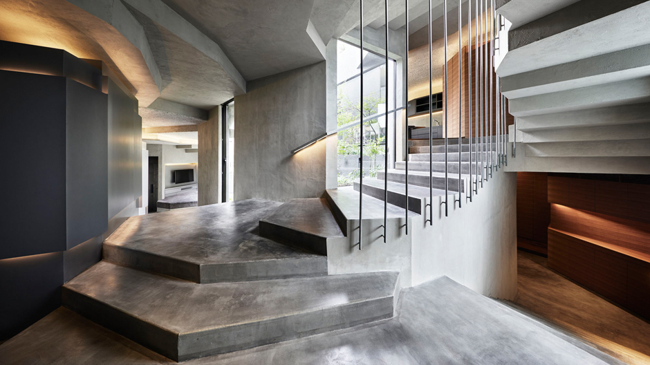 Kotaro Ides Path-Haus ist ein artifizieller Berg in Tokio