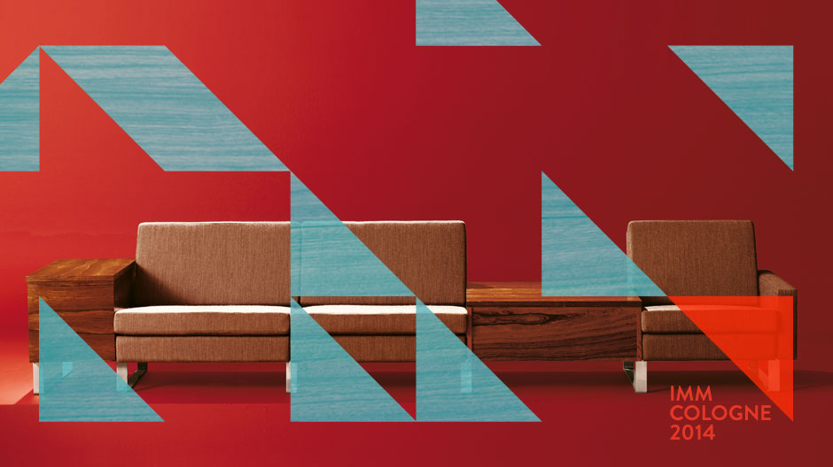 Im geschmeidigen Retrolook: Die 65. Kölner Möbelmesse imm cologne 2014 lässt den Klassikern den Vortritt. 