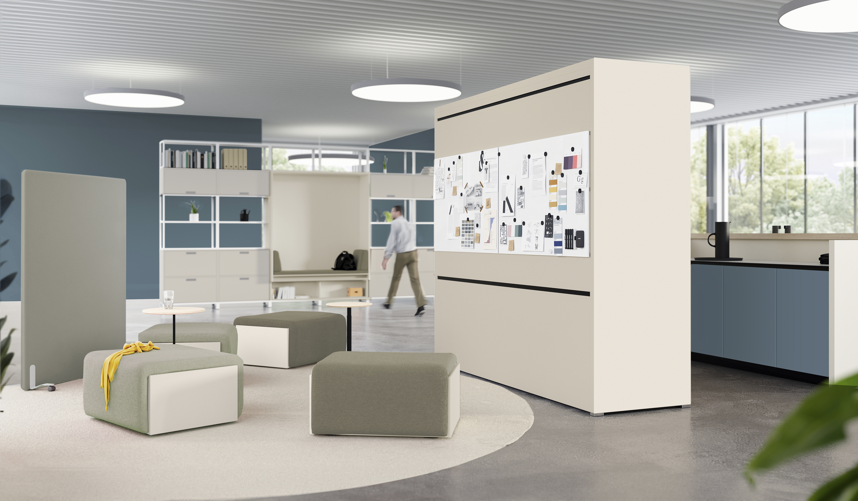 Vielfältige Rückzugsorte für das Büro von VARIO