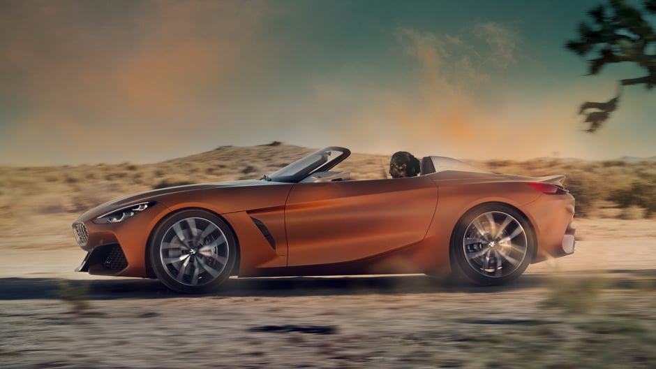 BMW erfindet seine Designsprache neu: Einen Vorgeschmack gab nun der Roadster Concept Z4.