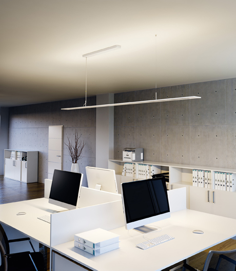 Das System Lightify ermöglicht eine komfortable und intuitive Steuerung des Lichts via Smartphone.