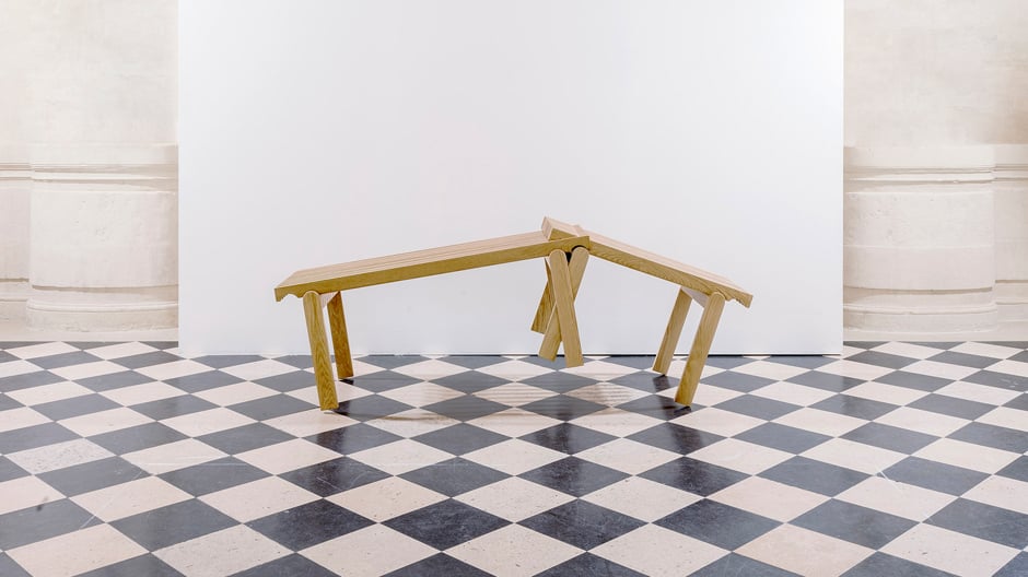 Ein System für das Erbe großer Meister: Diese eleganten Sitzbänke der ECAL-Studentin stehen jetzt im Pariser Picasso Museum.