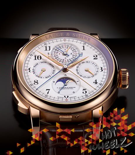 Wie der Turmbau zu Babel auf einem Handtuch: die Grand Complication von A. Lange & Söhne.