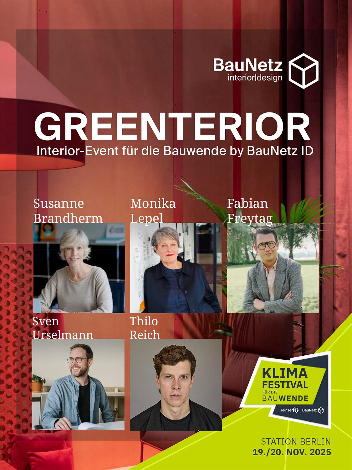 Auftakt für das Sonderformat von BauNetz id beim Klimafestival in Berlin