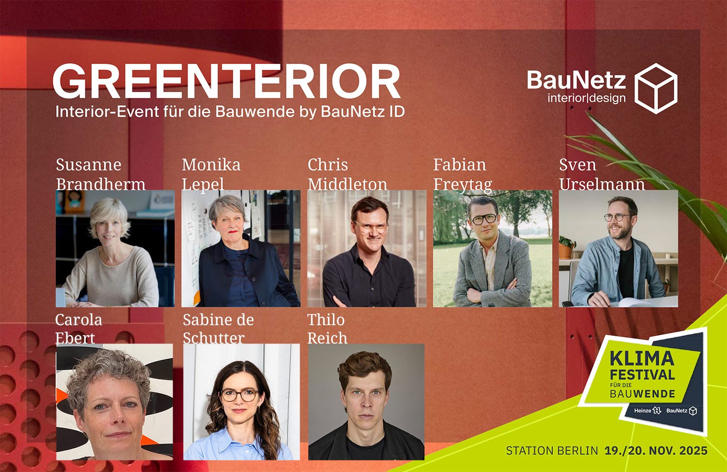 Auftakt für das Sonderformat von BauNetz id beim Klimafestival in Berlin