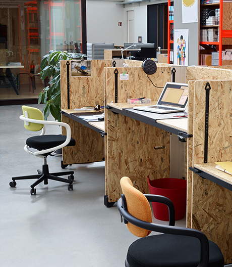 Mietmodell: Vitra bietet die Office-Vollausstattung günstig und auf Zeit.