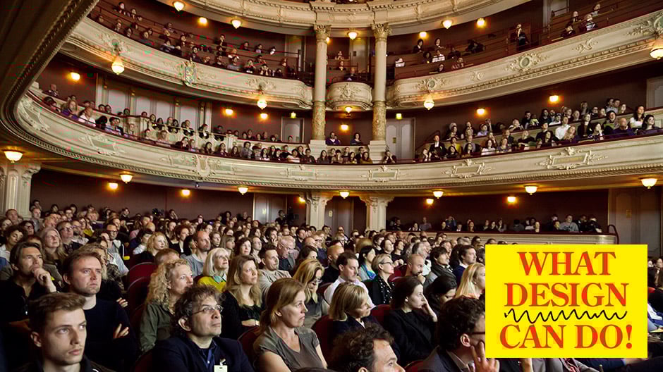 Das Festival What Design Can Do in Amsterdam. Mit Streifen und Perlen.