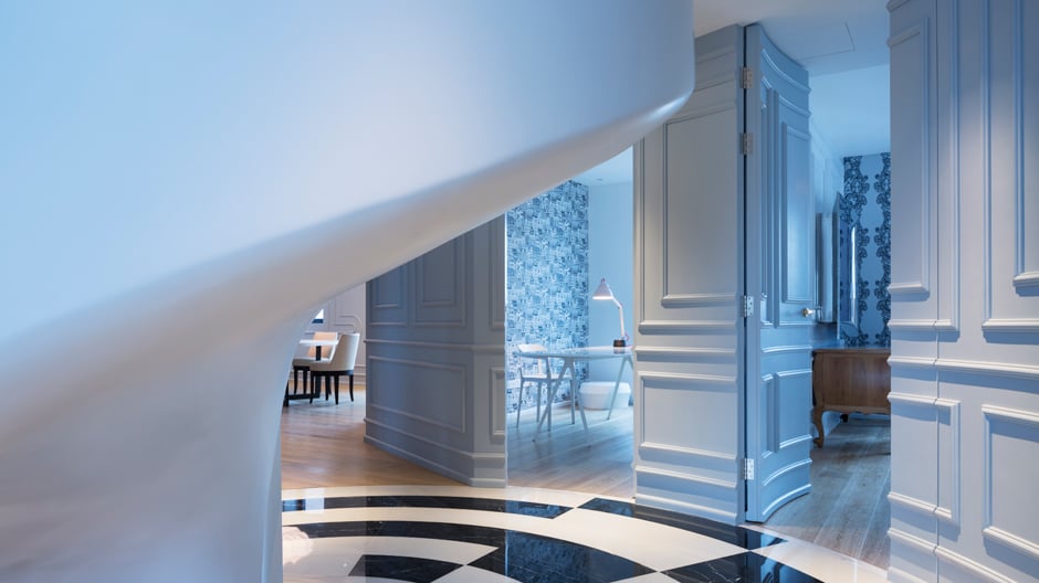 Ziemlich viel Marmor: Wir wollten wissen, wie es der Designer schafft, dass seine Interiors elegant und nicht protzig wirken.