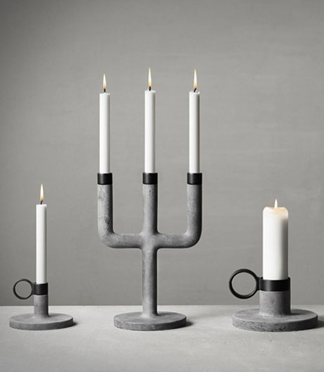 Zwischen Massivität und Reduktion: Kerzen und Kerzenhalter sind die atmosphärischen Alleskönner.
