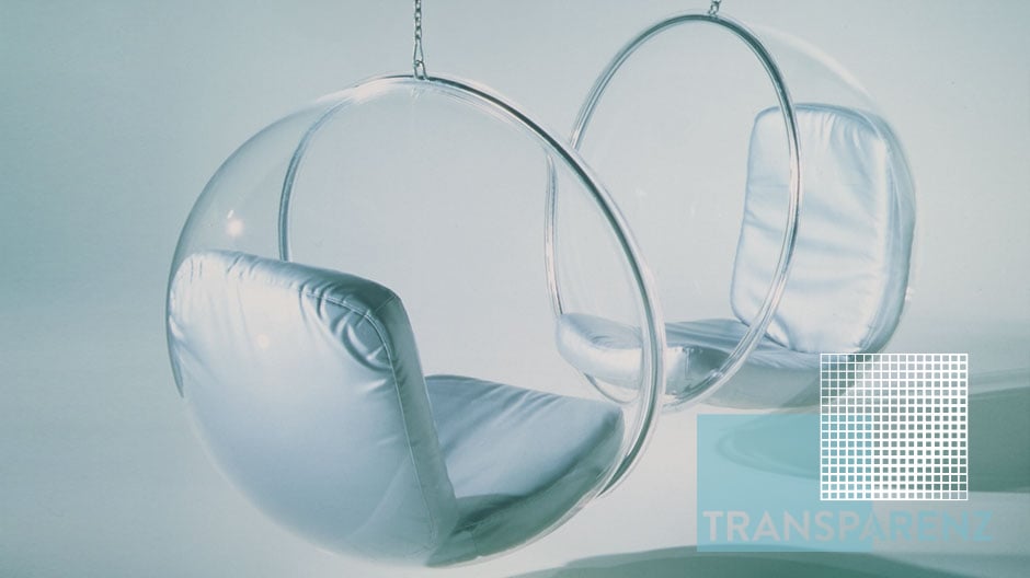 Evolution einer Typologie: Wie transparente Sitzmöbel das Wohnen verändert haben.