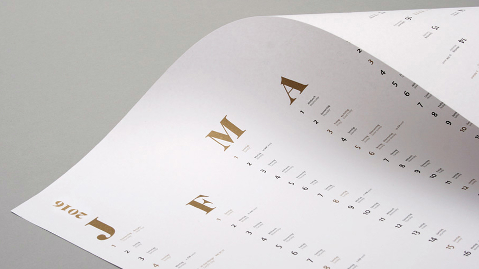 Zeitgeist: schöne Kalender für das Jahr 2016.