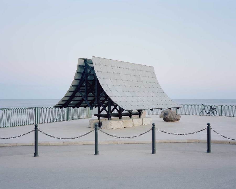 Temporäre Mikroarchitektur auf Sizilien von Leopold Banchini
