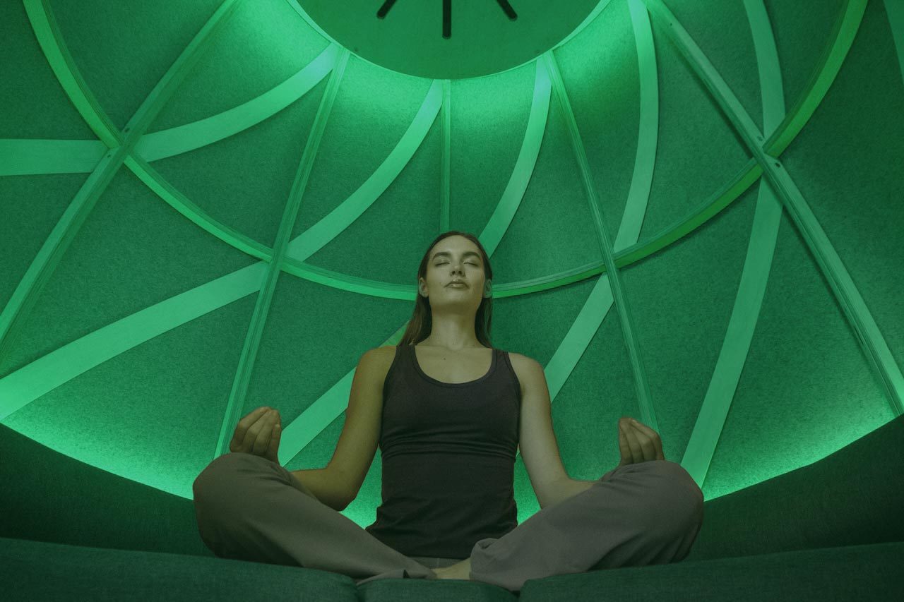 Meditationskapsel Iris von OpenSeed und Fuseproject